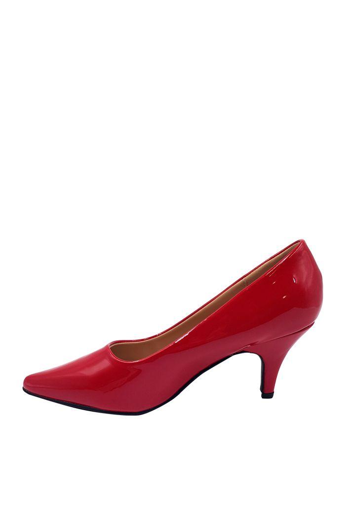 Zapato Reina Ecocuero ZAW42 Rojo-4