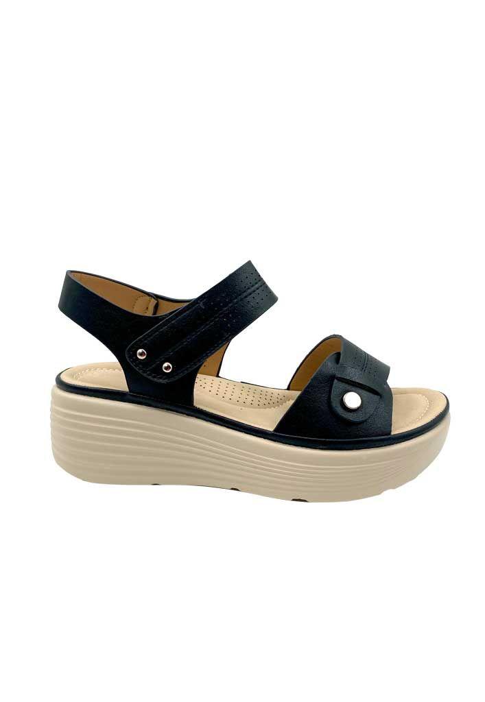 Sandalia Mujer Negro ZB027-0