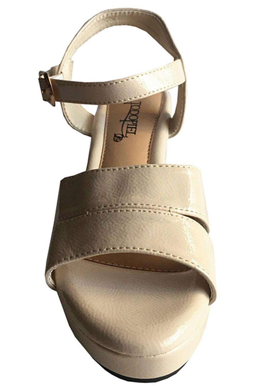 Sandalias Ecocuero ZAY64 Beige-2