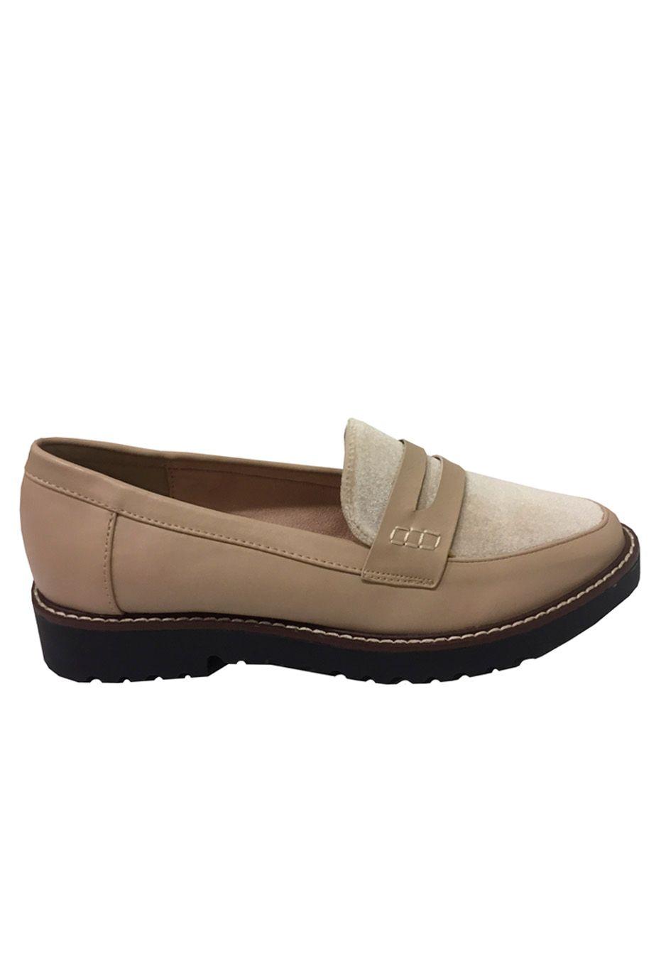 Mocasin Ecocuero  ZAT77 Beige-0