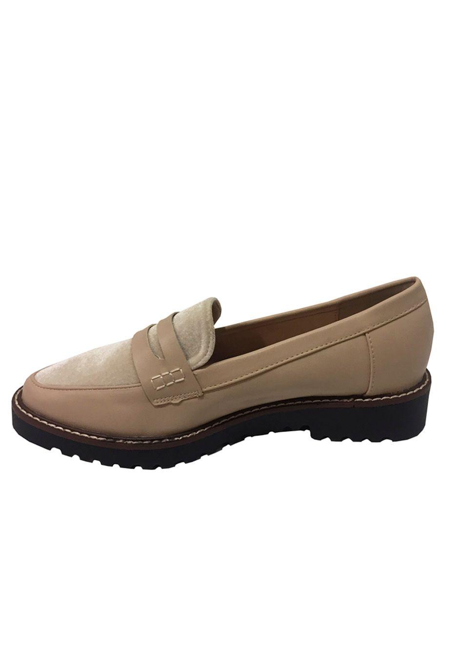 Mocasin Ecocuero  ZAT77 Beige-4