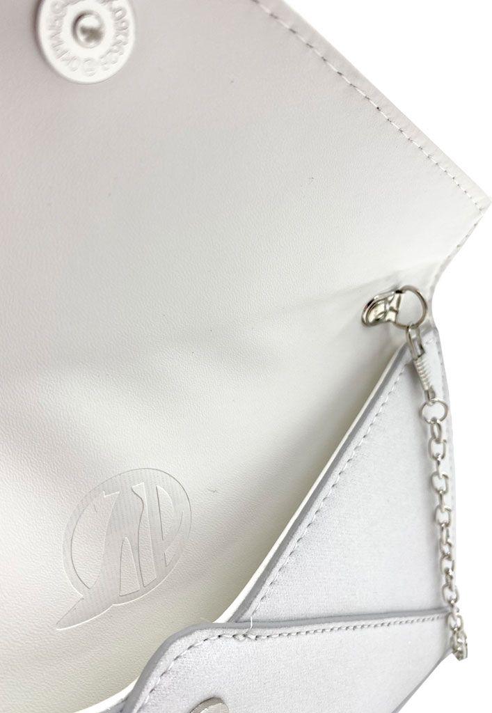 Cartera de fiesta Tela Blanco CRX30-3