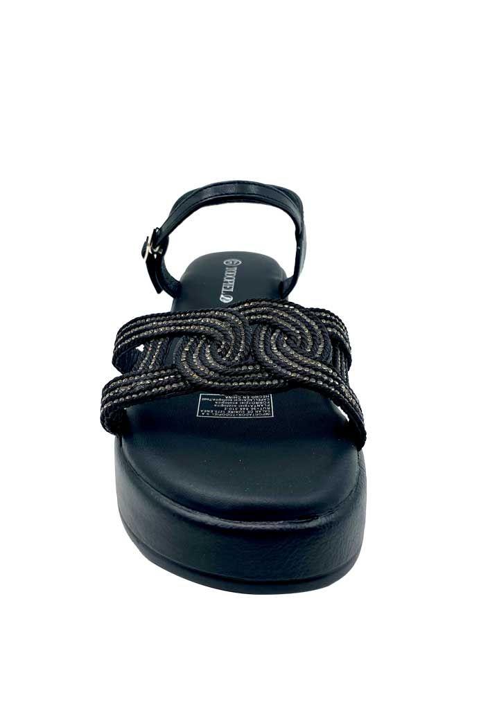 Sandalia Mujer Negro ZB025-2