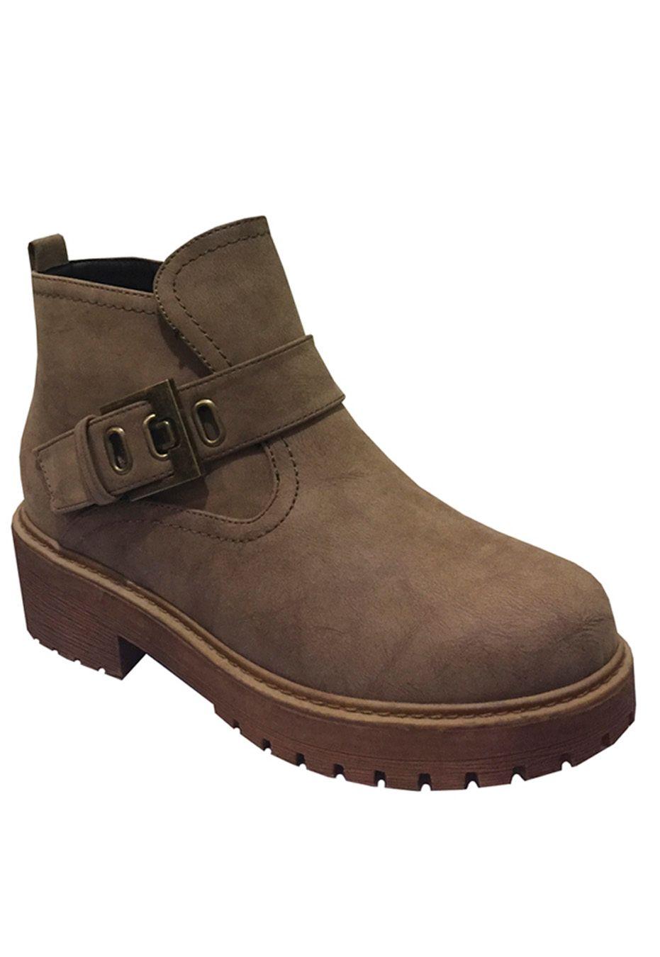Botin  Ecocuero ZAT18 Nude-1