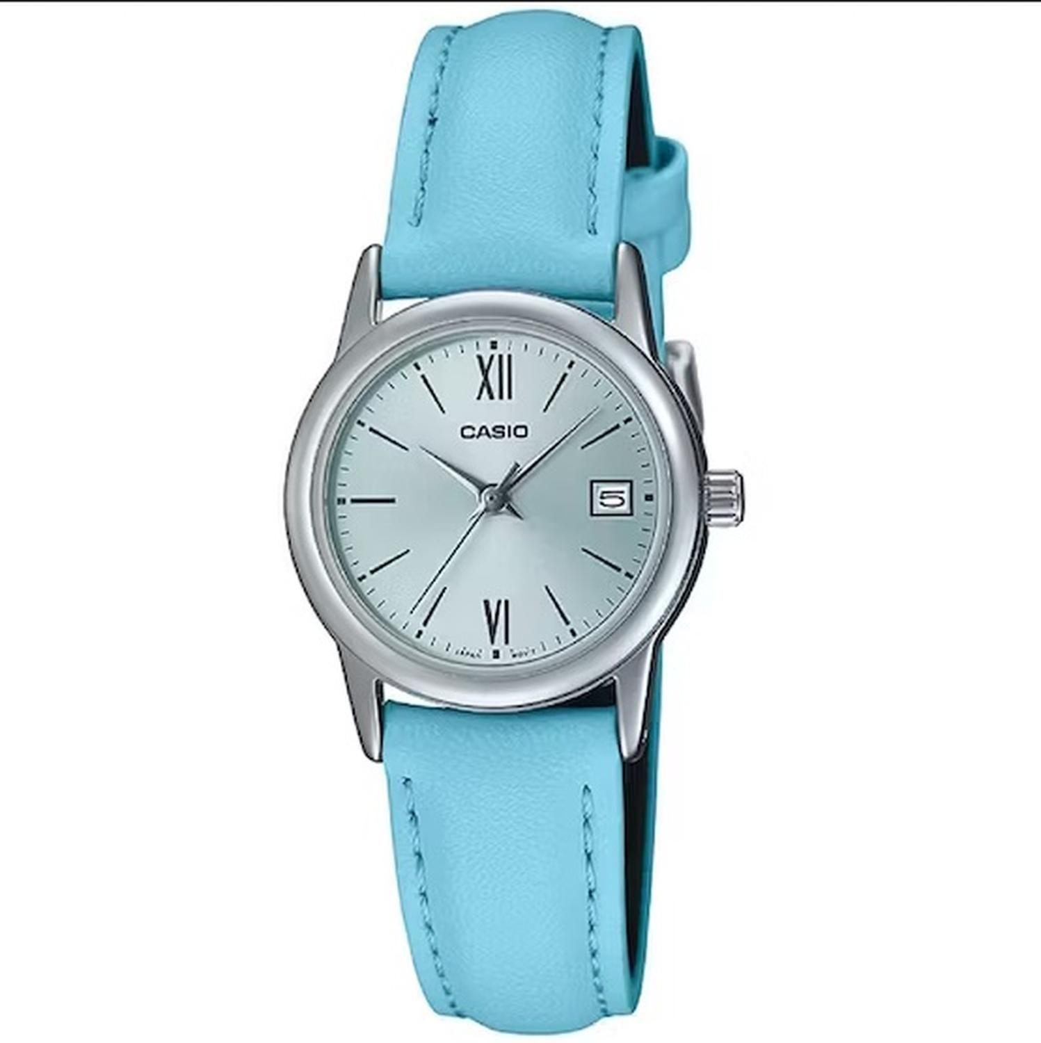 RELOJ CASIO MUJER CUERO LTP-V00 2L-2B3-0