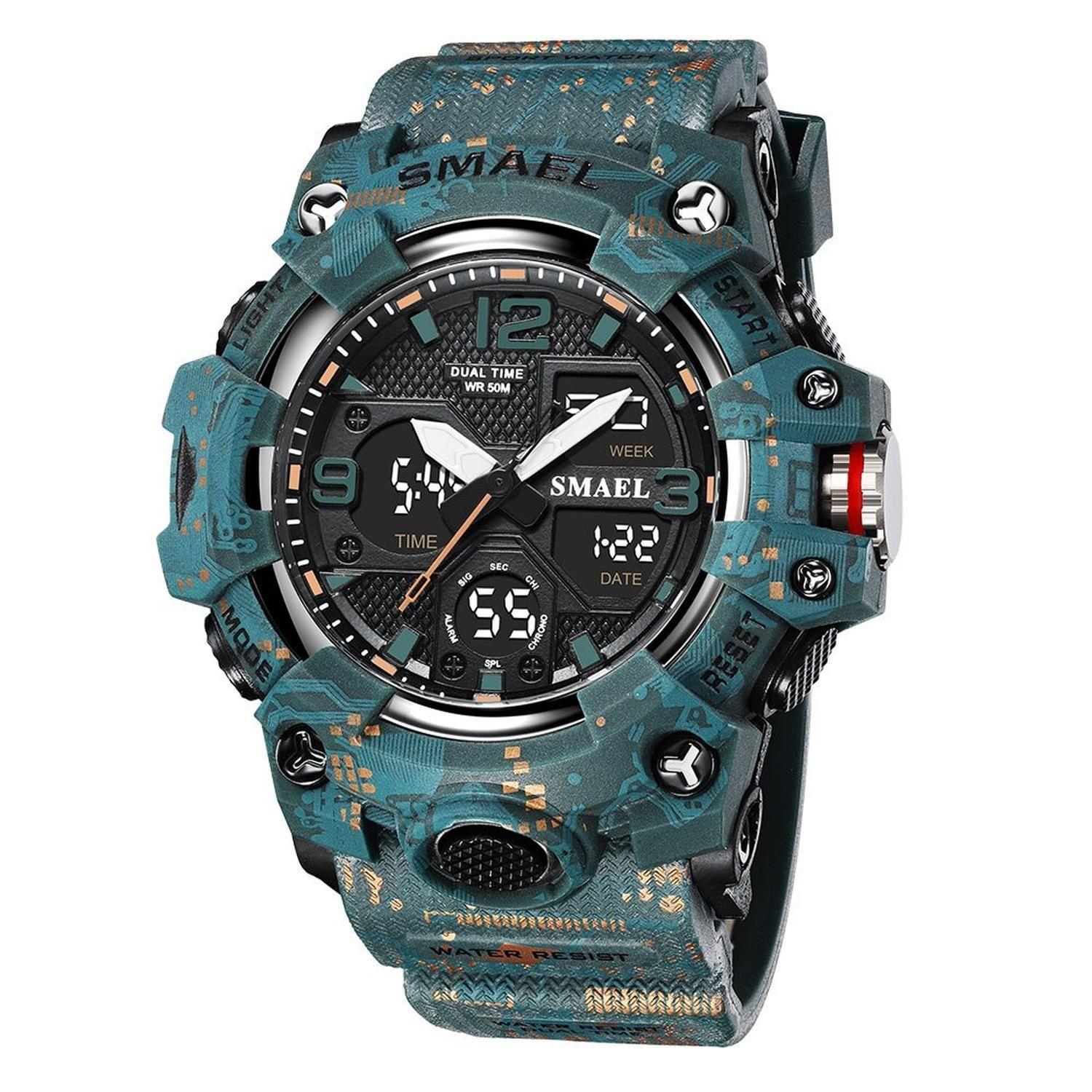 Reloj Digital Smael 8008 deportivo Hombre-0