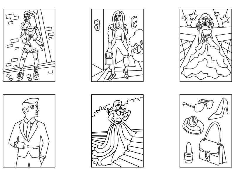 Sandart | Kit Arte con Arena Moda y Estilo 6 Diseños |  Manualidades Niños-3