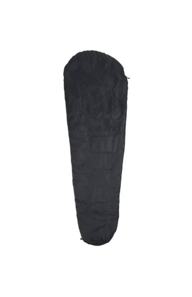 Saco de dormir estandar con capucha color Negro-3