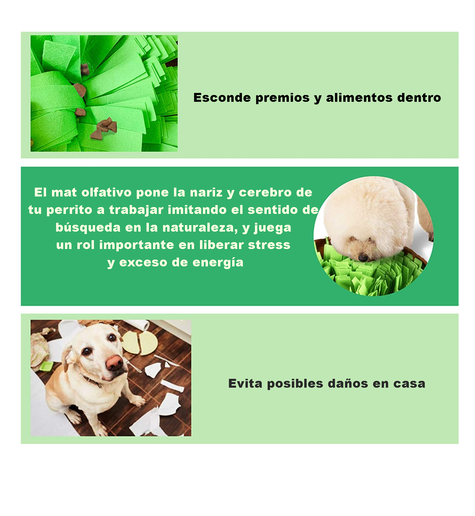 Manta olfativa de entrenamiento y alimentación Perro-5