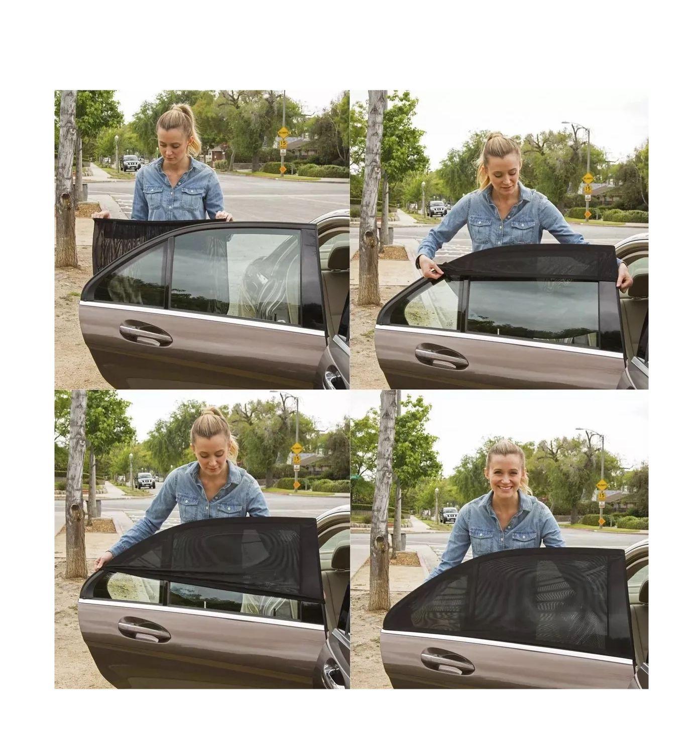 Parasol para 2 ventanas de auto SUV con filtro UV-3