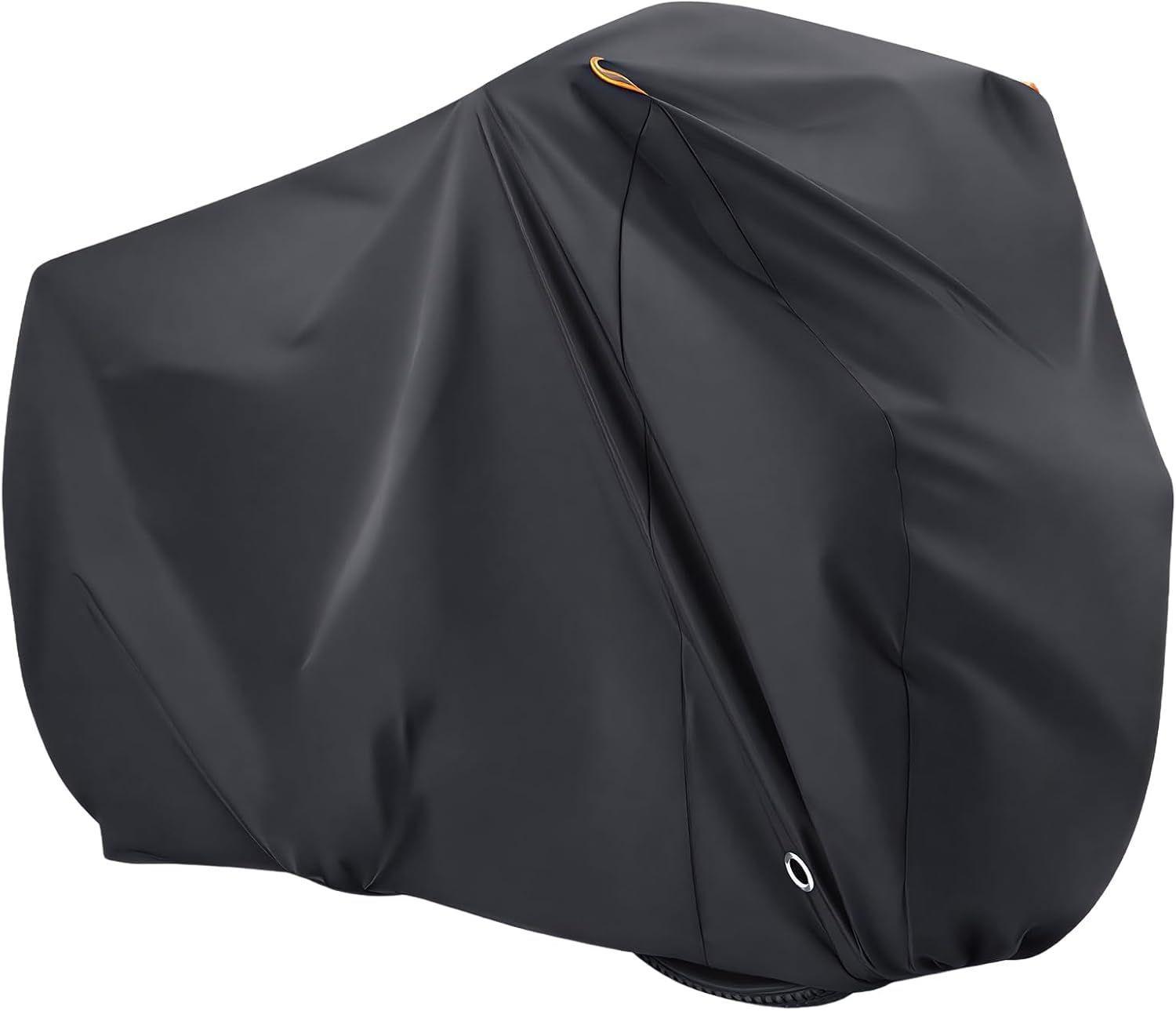 Funda para bicicleta o moto scooter de nylon impermeable con filtro UV y bolso-1