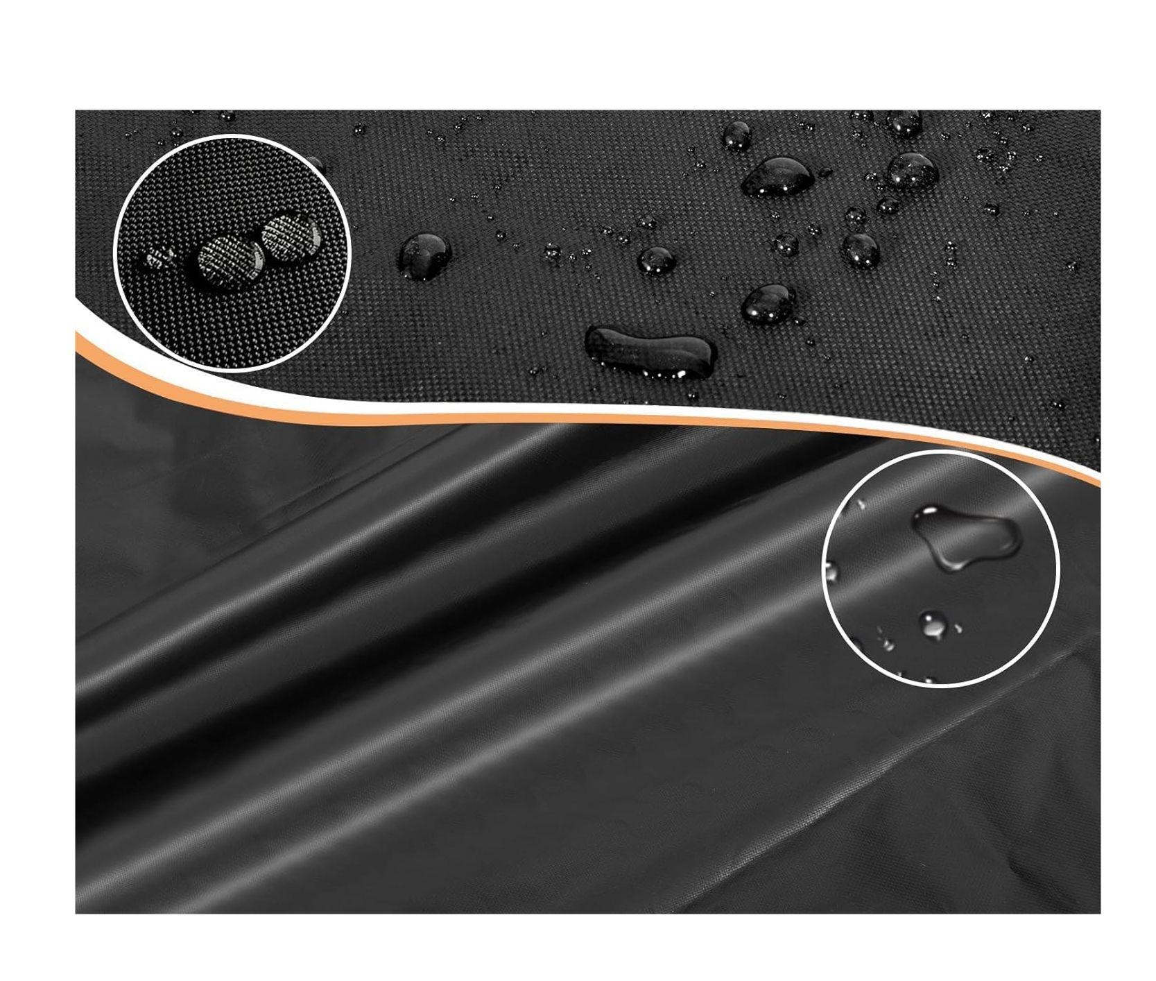Funda para bicicleta o moto scooter de nylon impermeable con filtro UV y bolso-3