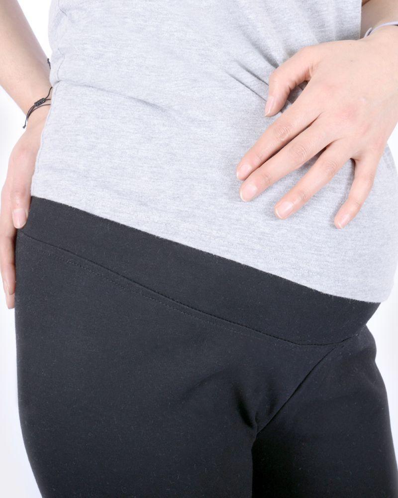 Calza Maternal Elasticada Vebba Negro-1