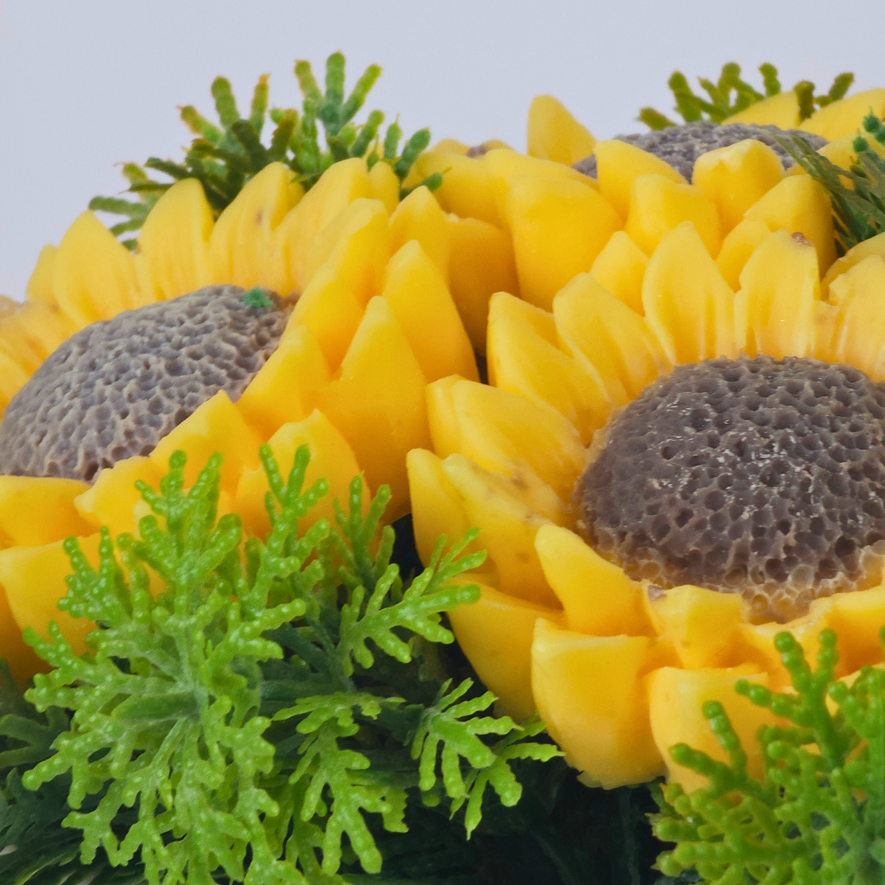 Bouquet de Flores de Cera Zen Aromas Sol & Menta 7 girasoles -2
