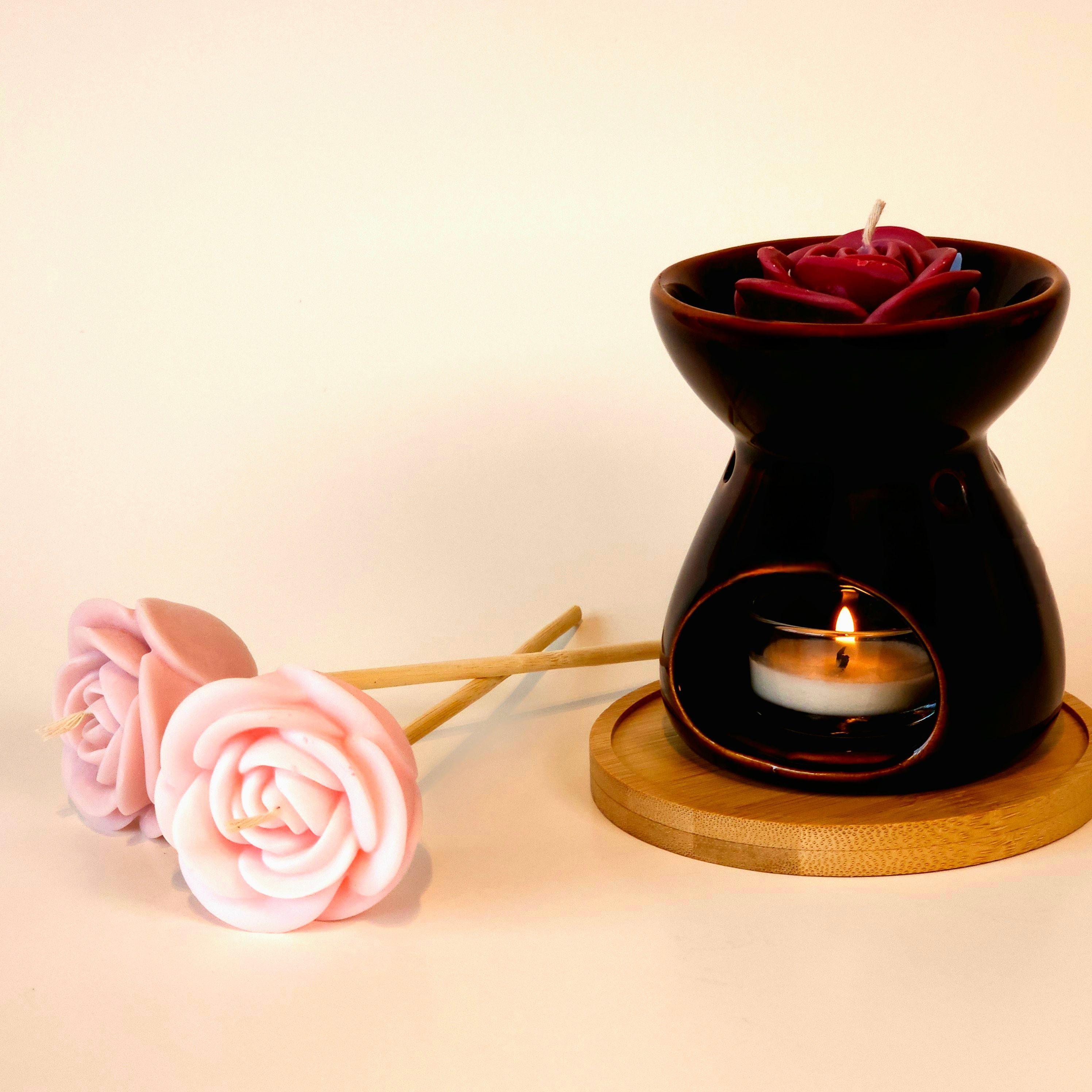 Bouquet de Rosas de Cera Zen Aromas Coco & Rosé Coco Cítrico 12 Rosas-4