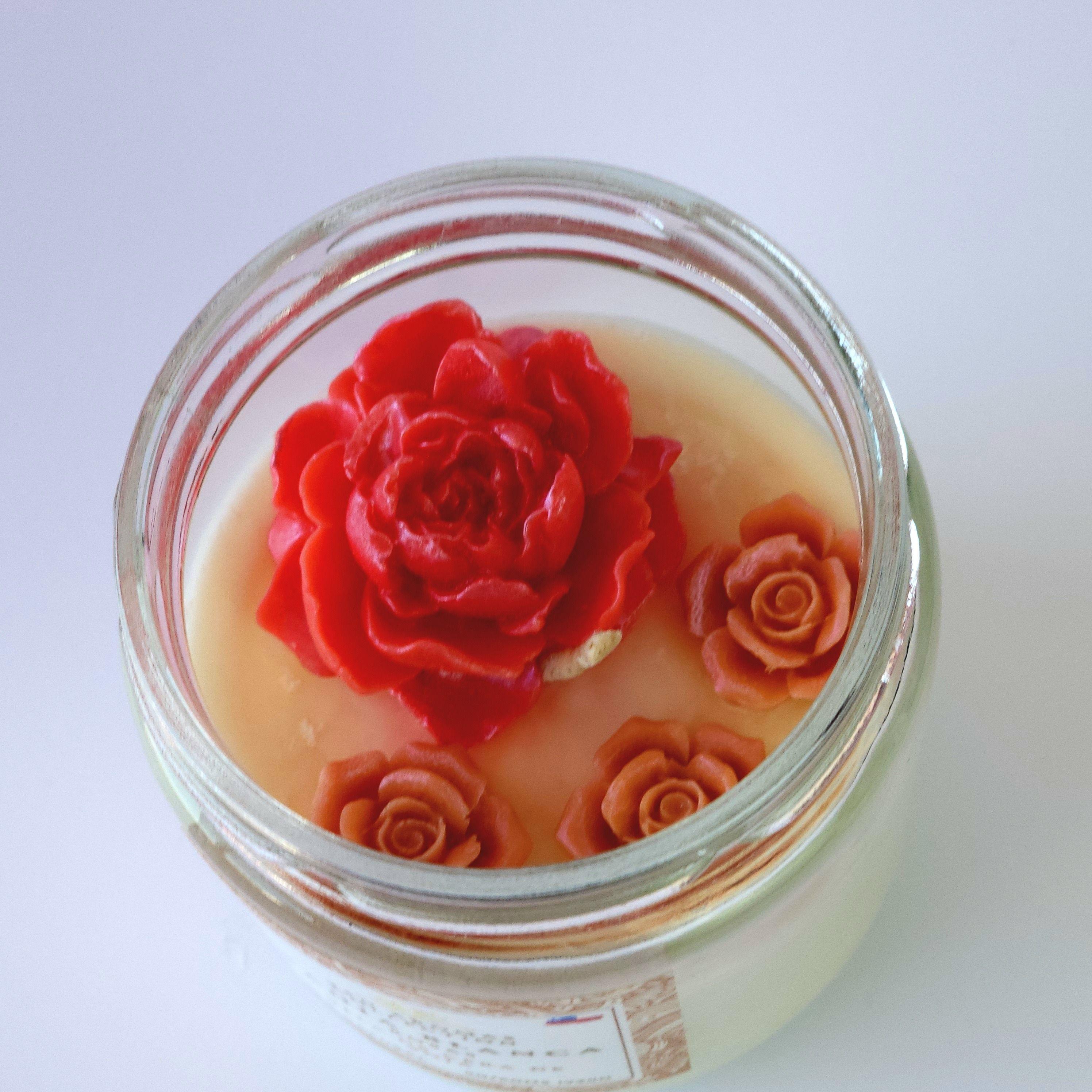 Vela Aromática de Soja Zen Aromas Bahía Blanca Rosas 225 g-1