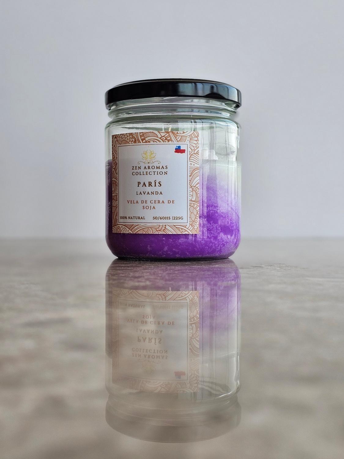 Zen Aromas Vela Aromática Paris Lavanda-2