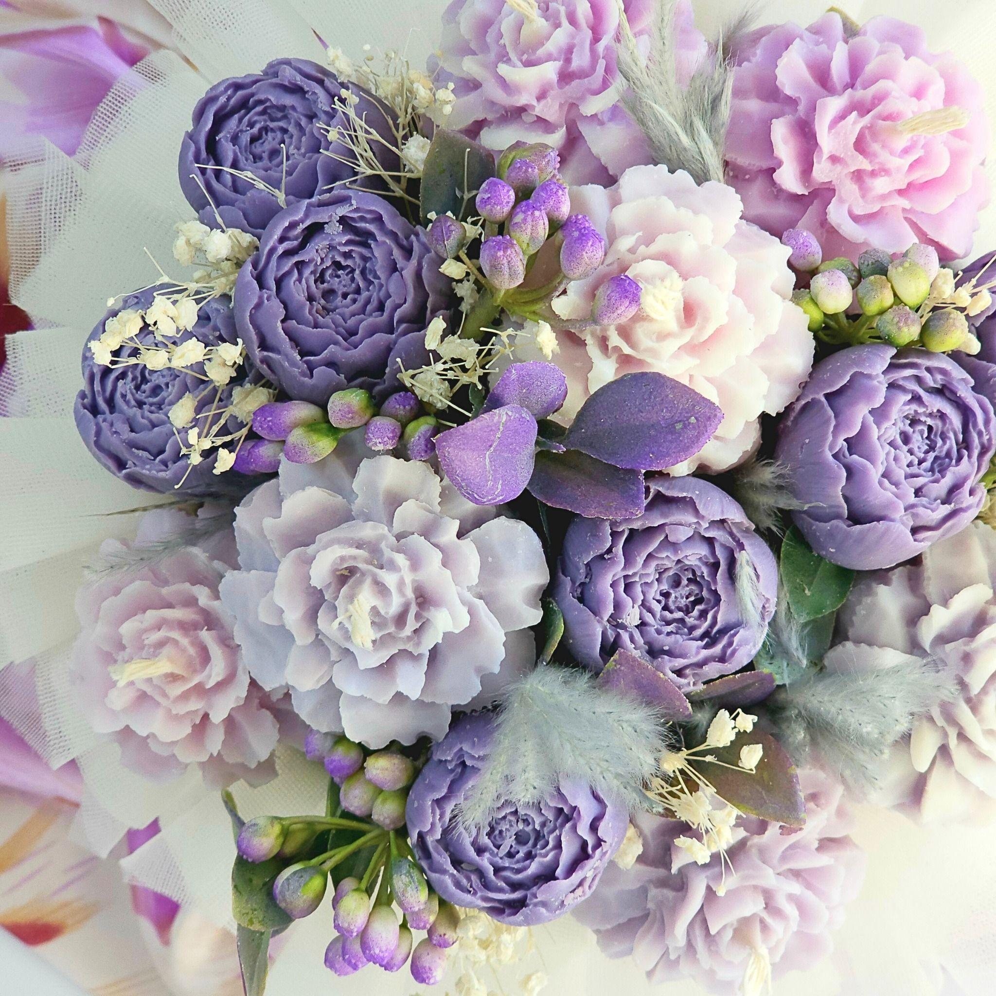 Bouquet de Flores de Cera Zen Aromas Rincón de Lavanda-3