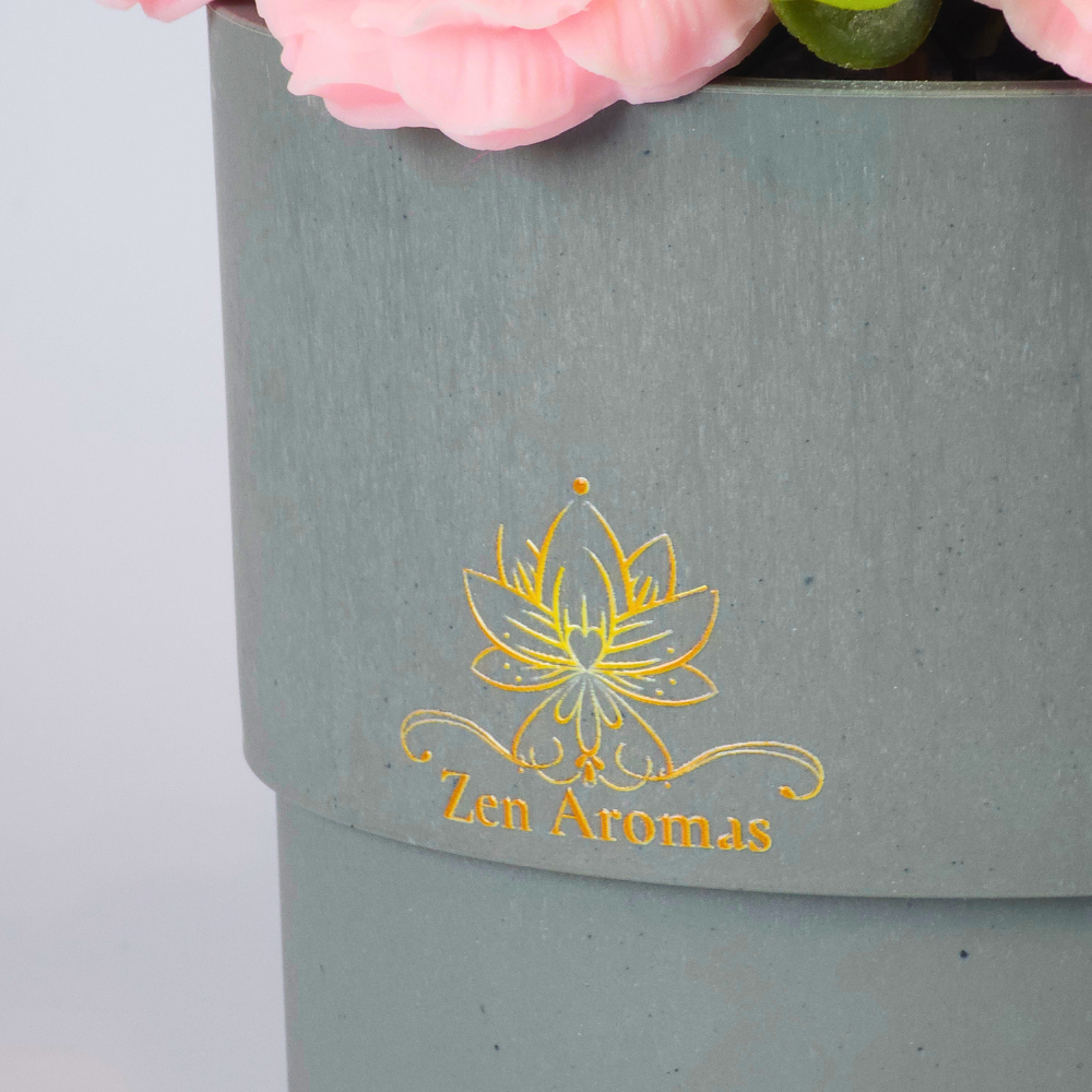 Bouquet de Peonías de Cera Zen Aromas Sueño de Peonías Rosa 7 Flores-2