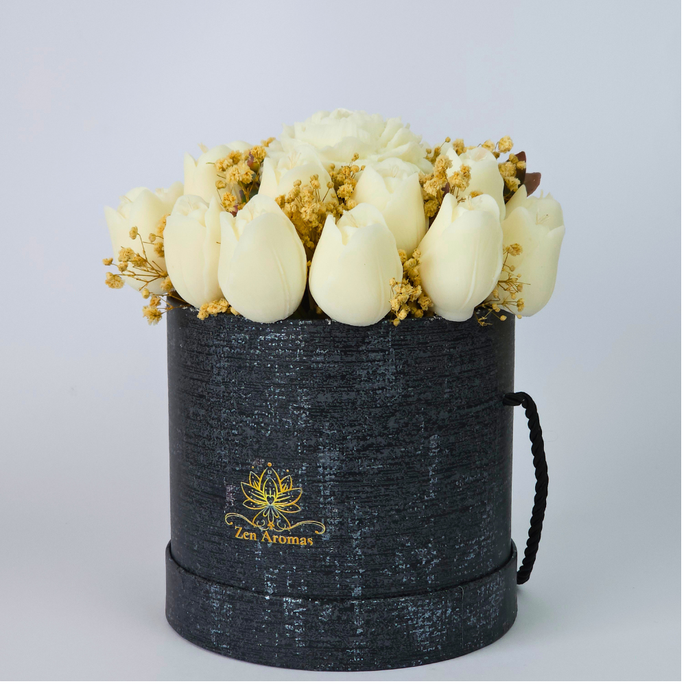 Bouquet de Flores de Cera Zen Aromas Gran Tulipa Higo 21 Flores-3