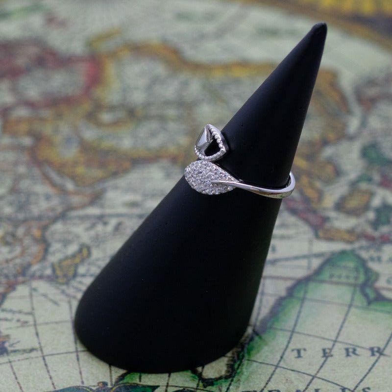 Anillo Plata 925 Mujer Espigas Circones Diseño Juvenil-2
