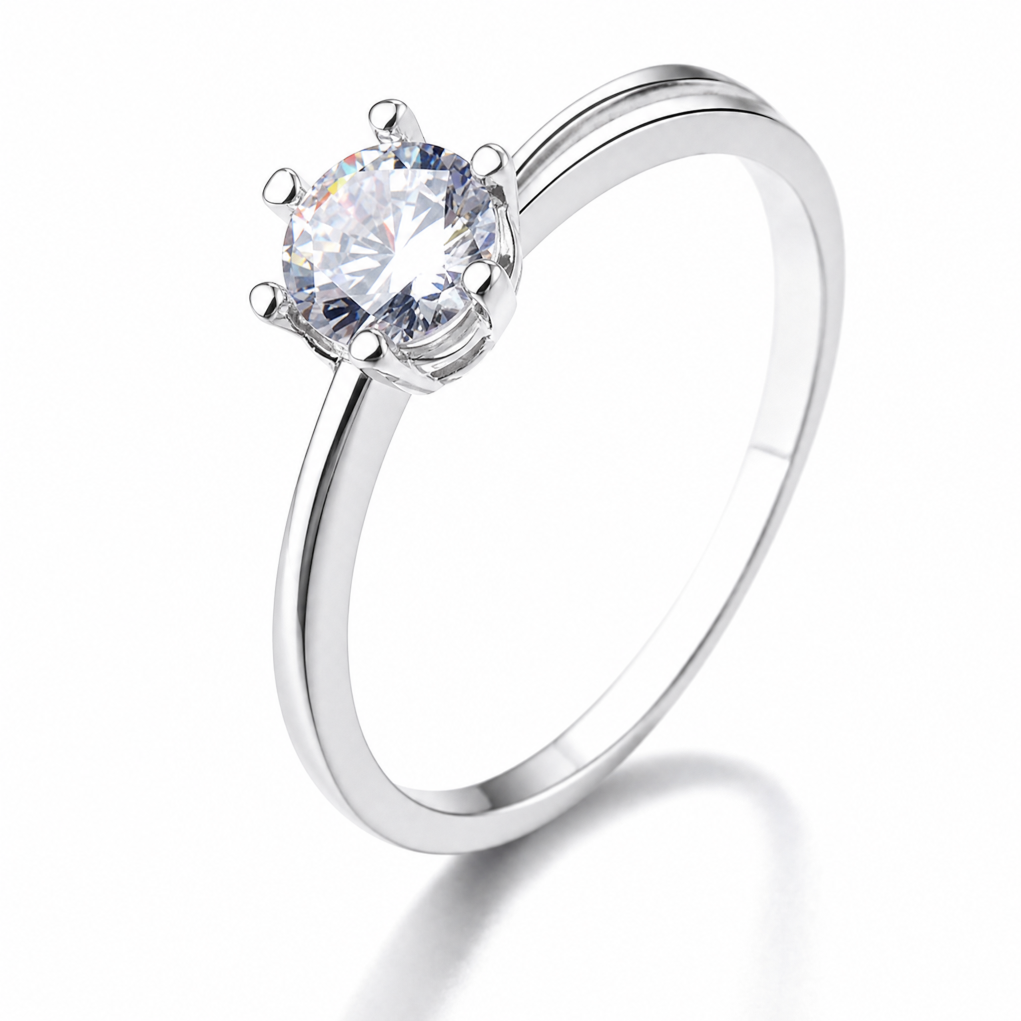 Anillo Plata 925 Mujer Elegante Circones Compromiso Amor-0