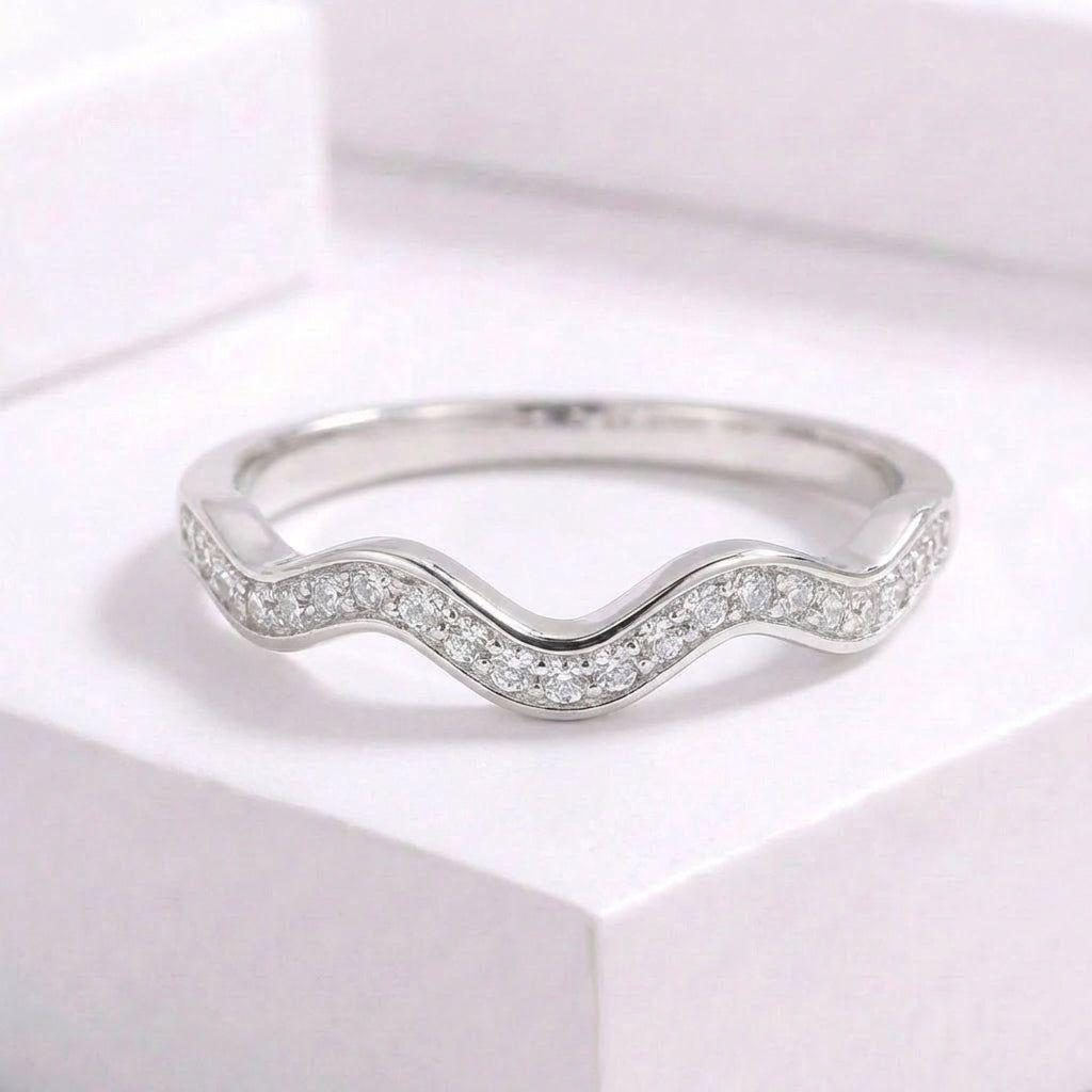 Anillo Ajustable Plata 925 Mujer Circones Juvenil Moderno-1