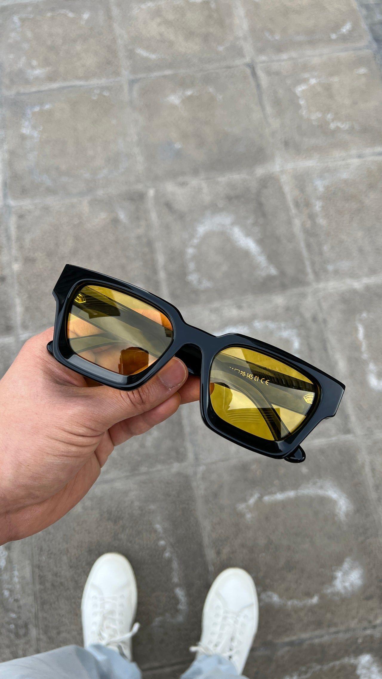 Lentes De Sol Micenas Black and Yellow - Untold-3
