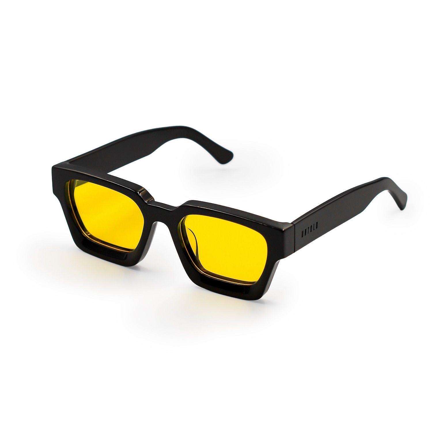Lentes De Sol Micenas Black and Yellow - Untold-0