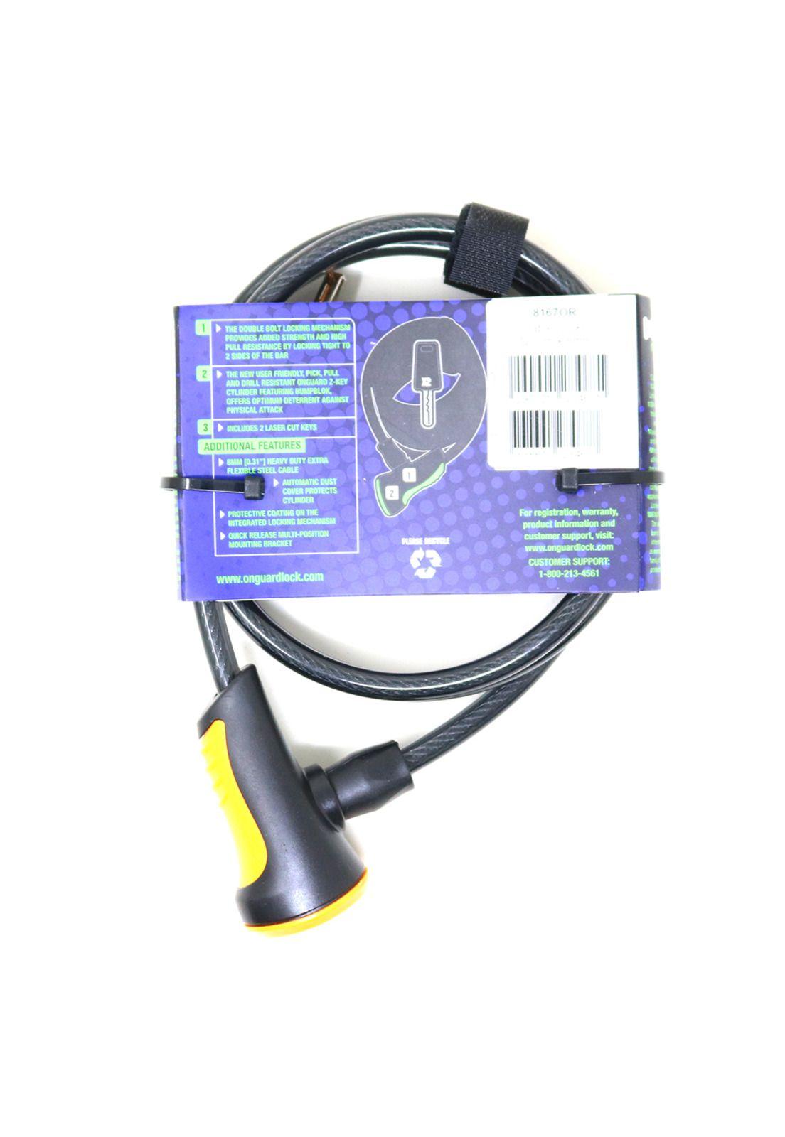 Candado Bicicleta On Guard Espiral Ns 180x12mm-2