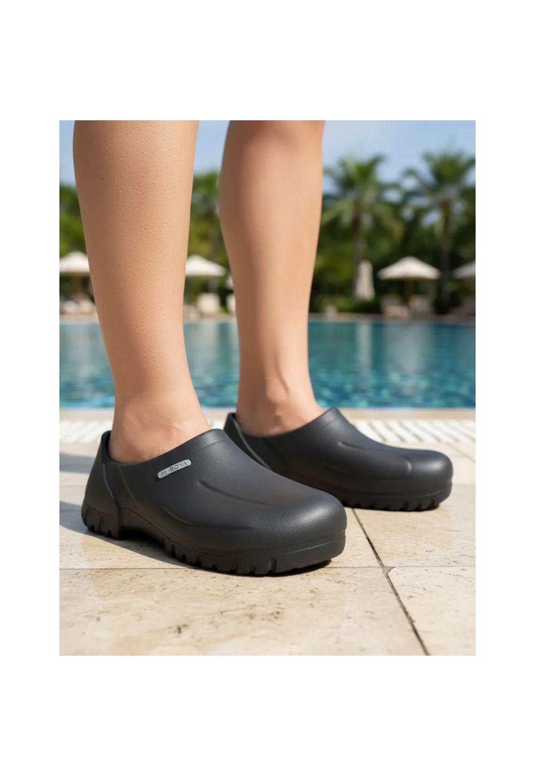 Zapato Zueco Antideslizante Cocina De Seguridad Punta Acero-8
