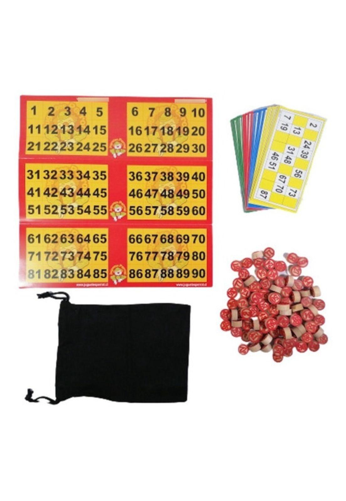 Juego Loteria De Lujo | Lota Bingo Clasico Numeros De Madera-4