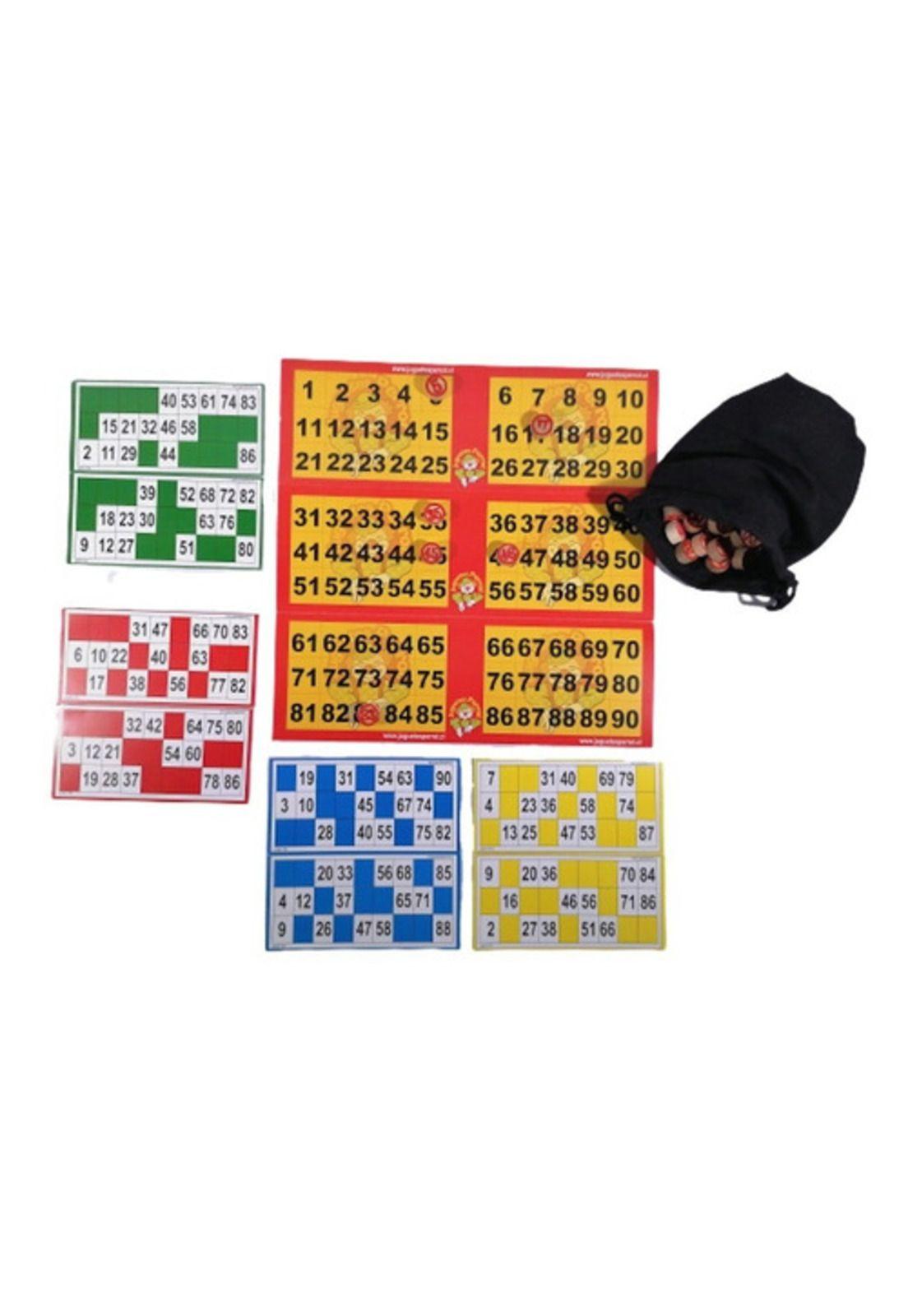 Juego Loteria De Lujo | Lota Bingo Clasico Numeros De Madera-5