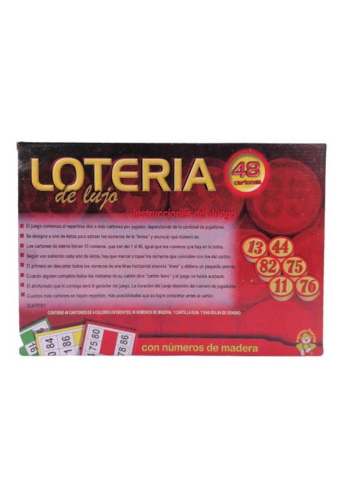 Juego Loteria De Lujo | Lota Bingo Clasico Numeros De Madera-7
