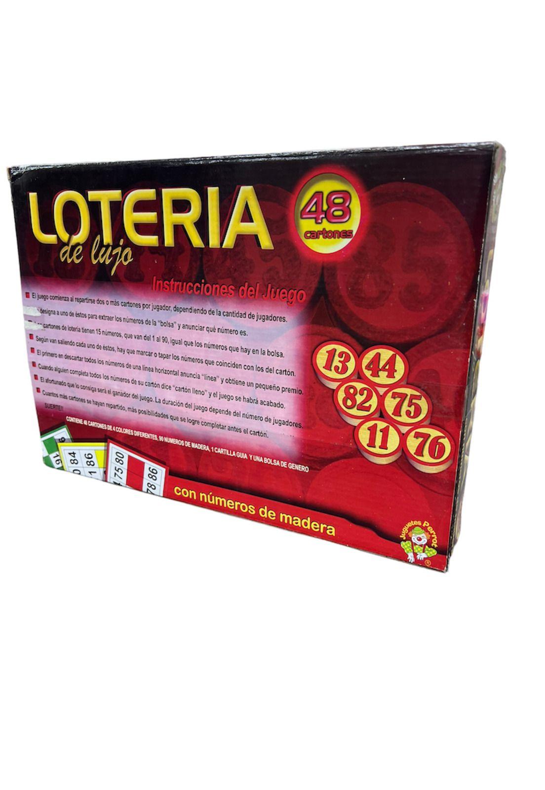 Juego Loteria De Lujo | Lota Bingo Clasico Numeros De Madera-1