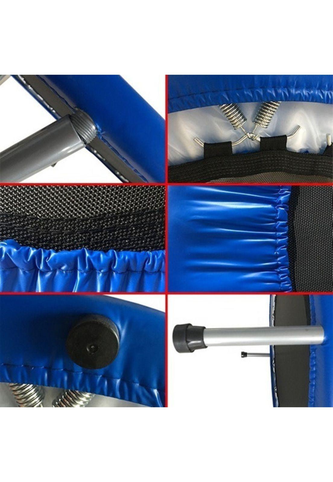 Trampolín Home Fitness Plegable 100cm Cama Elástica Portátil-4