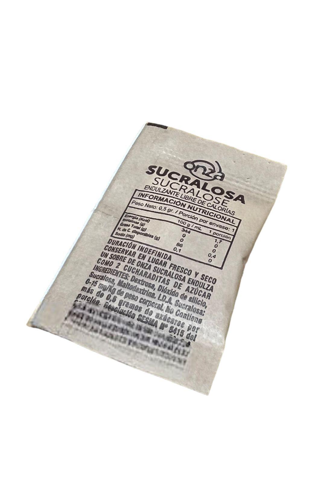 Sachet Sucralosa | Endulzante 0,5g 1000 Un-2