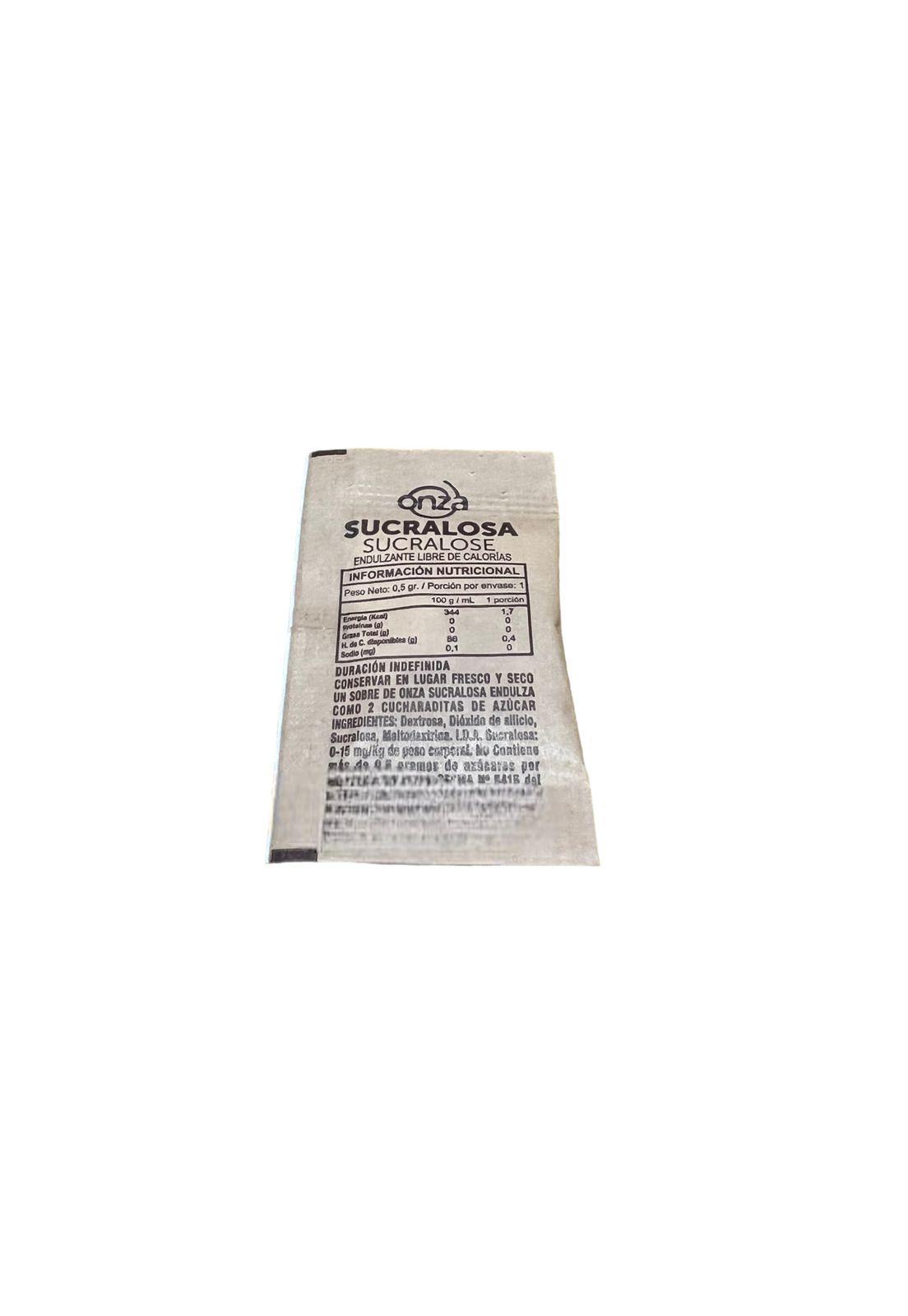 Sachet Sucralosa | Endulzante 0,5g 1000 Un-3