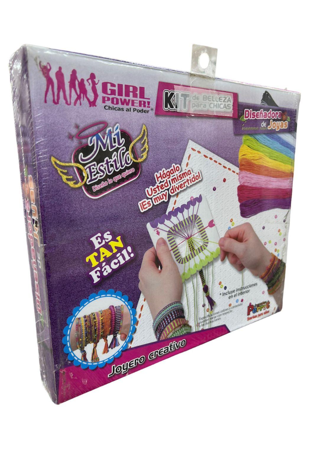 Set De Mostacillas Para Hacer Pulseras Girl Power-3