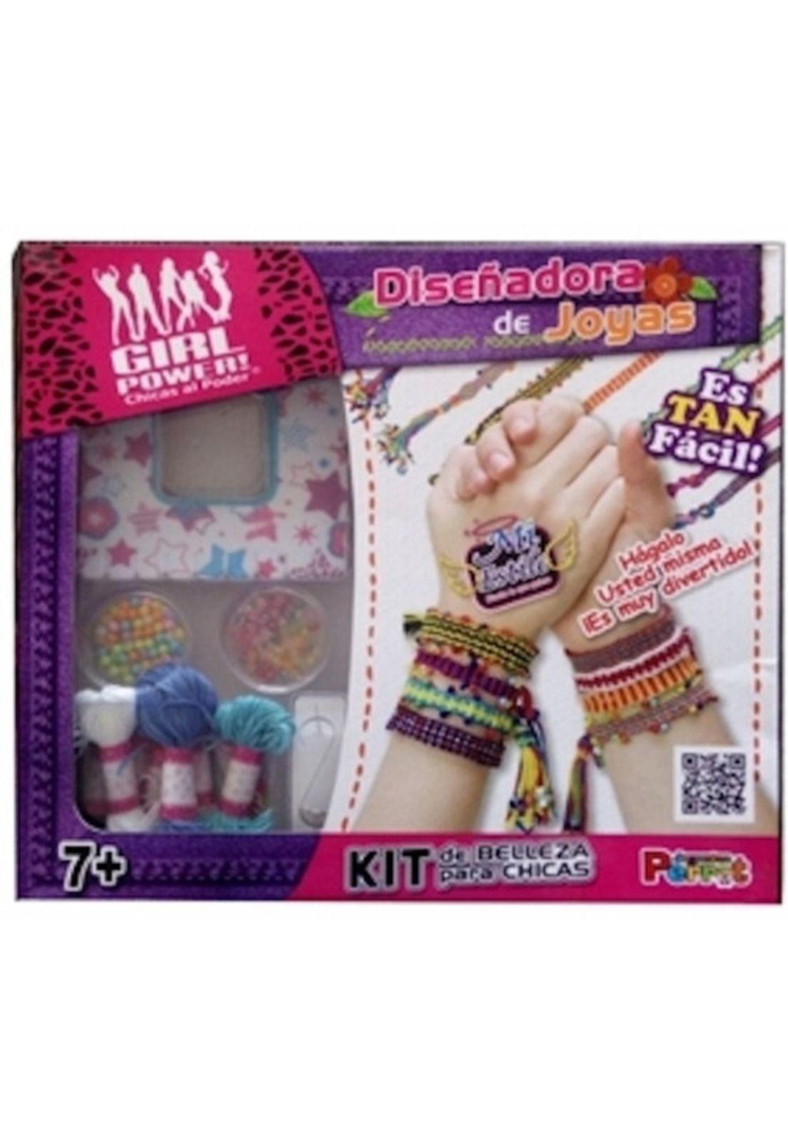 Set De Mostacillas Para Hacer Pulseras Girl Power-5