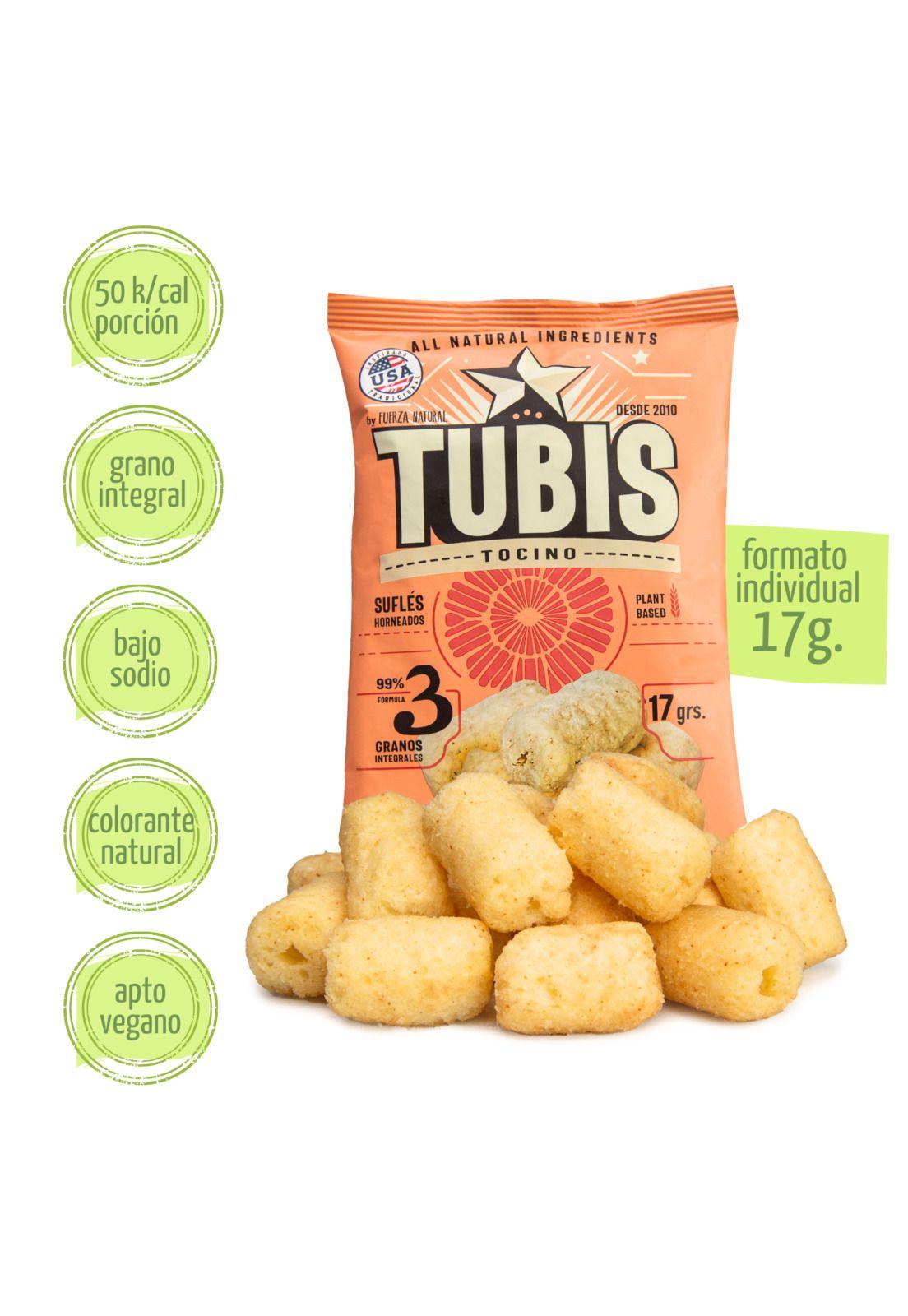 Tubis 17g Tocino Snack Saludable Fuerza Natural-0