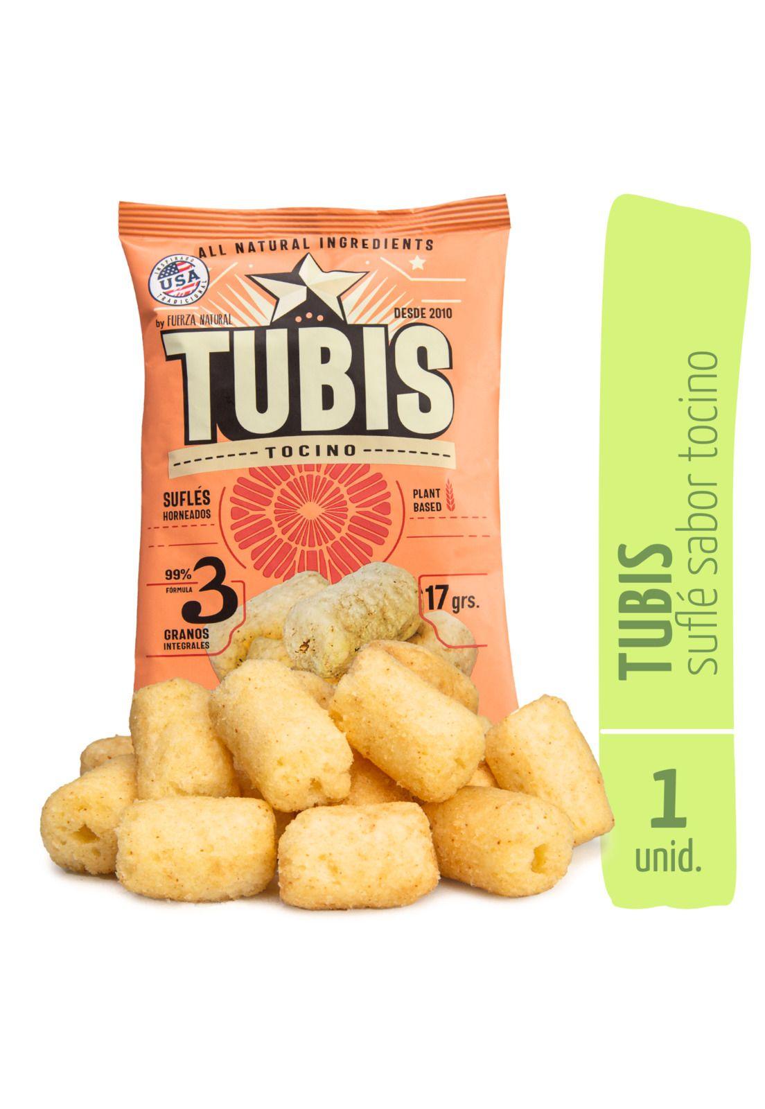 Tubis 17g Tocino Snack Saludable Fuerza Natural-1