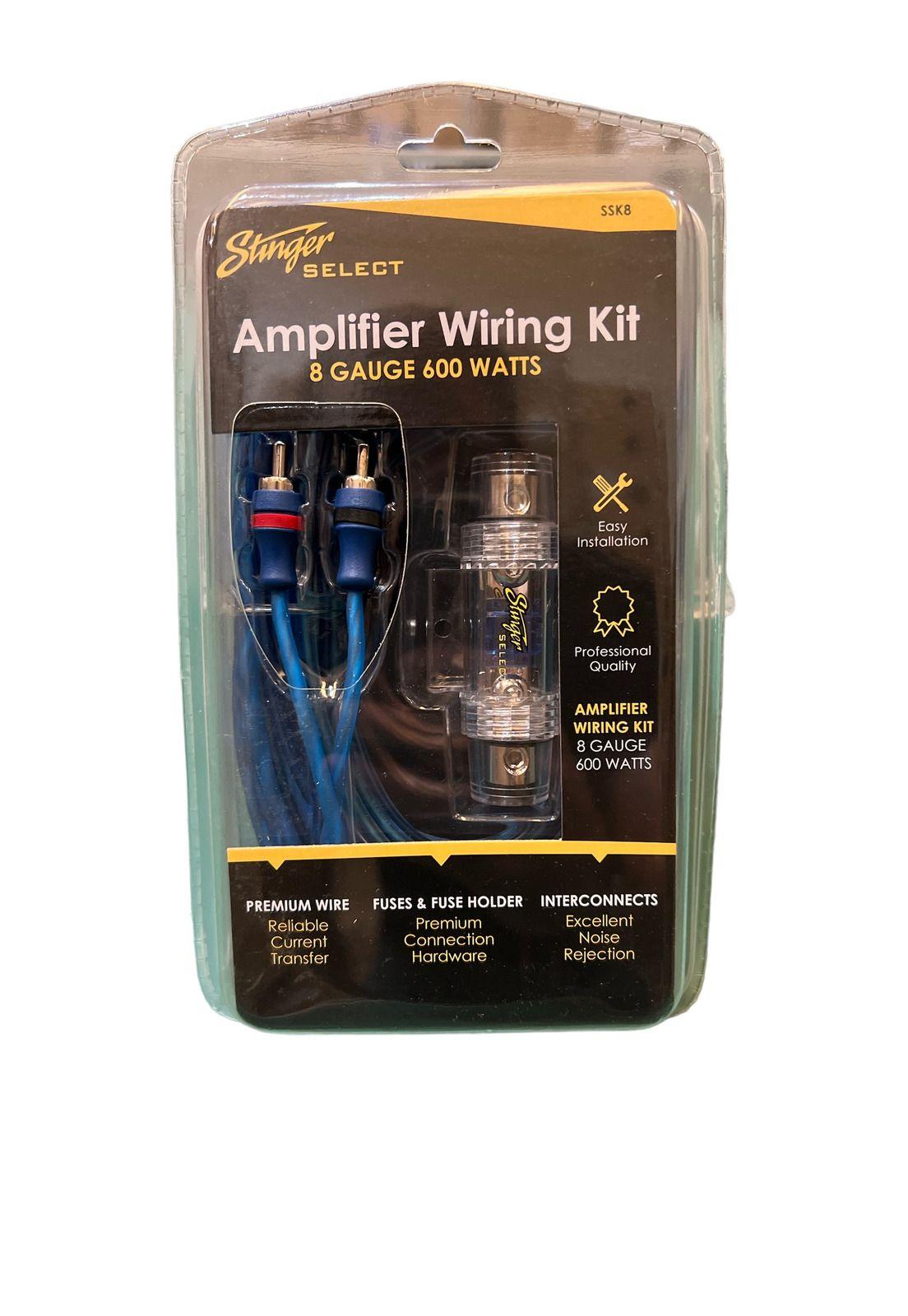 Kit De Cables Instalacion Stinger Ssk8 De 8 Gauge-0
