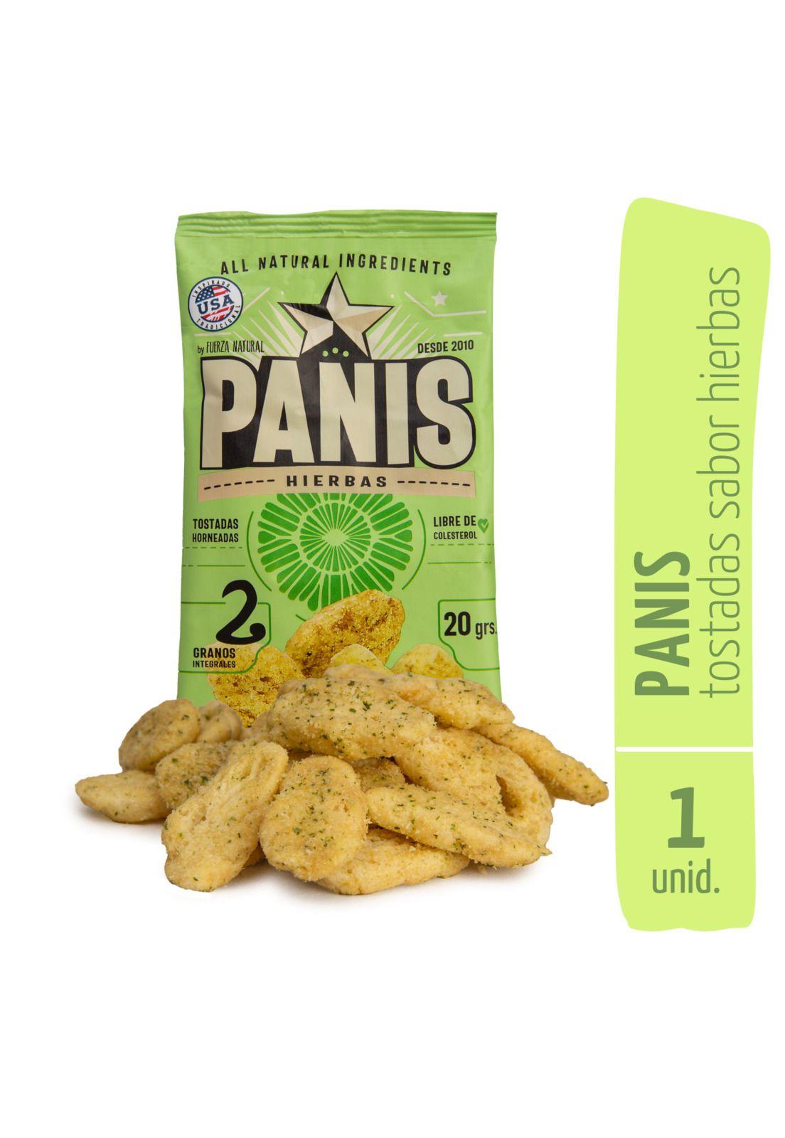 Panis 20g Sabor Hierbas Snack Saludable Fuerza Natural-2