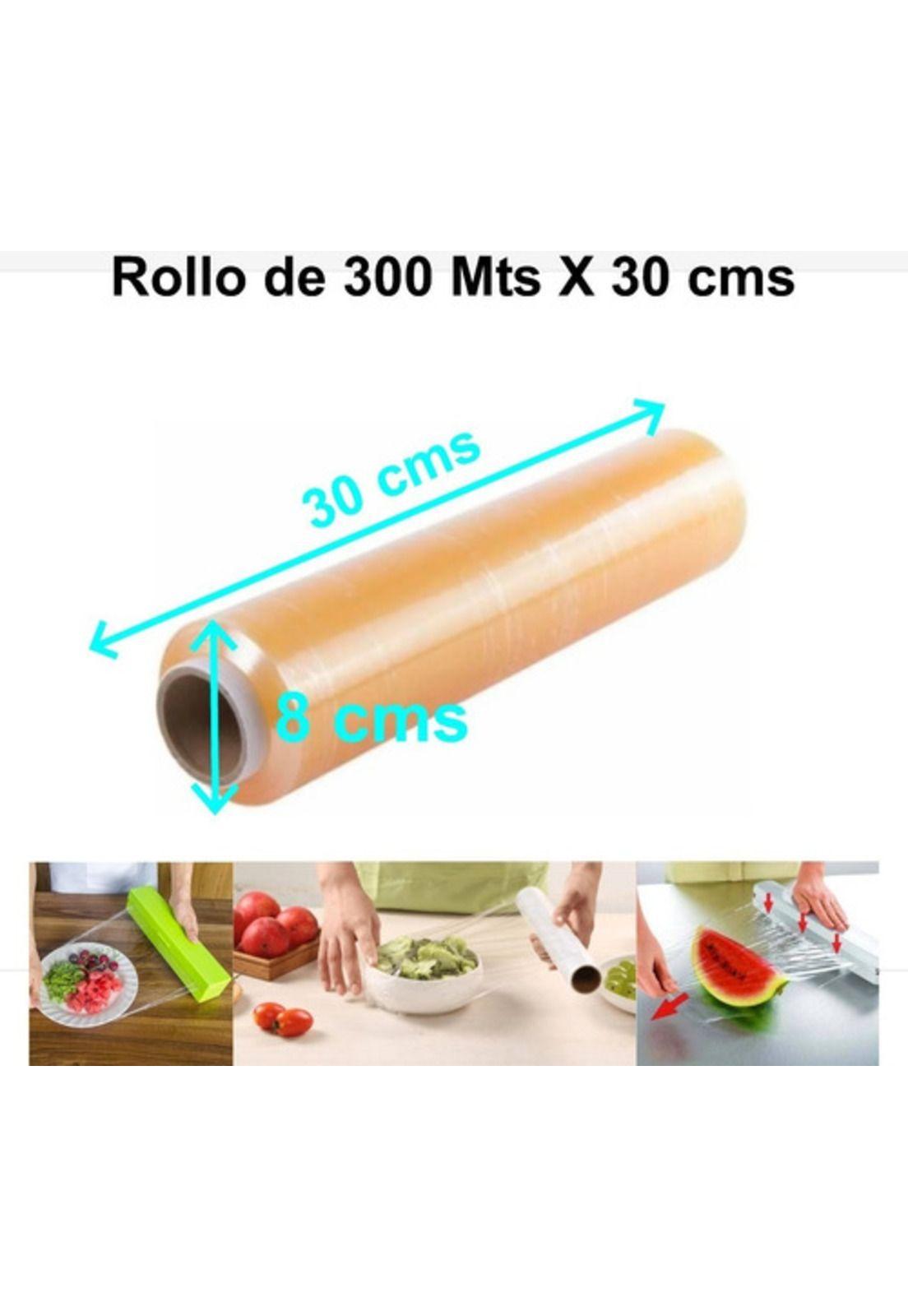 Alusa Plast Film Pvc 30 Cm X 300 Metros Para Alimentos-1