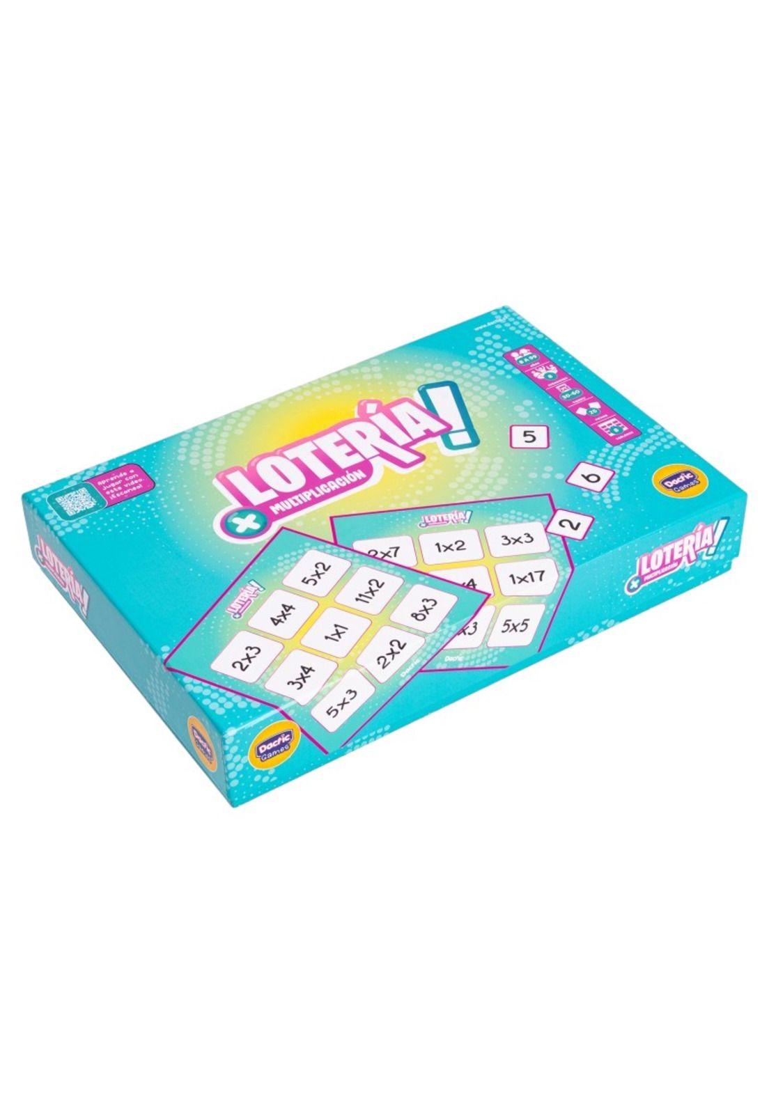 Juego de Mesa Loteria Multiplicaciones Dactic-2
