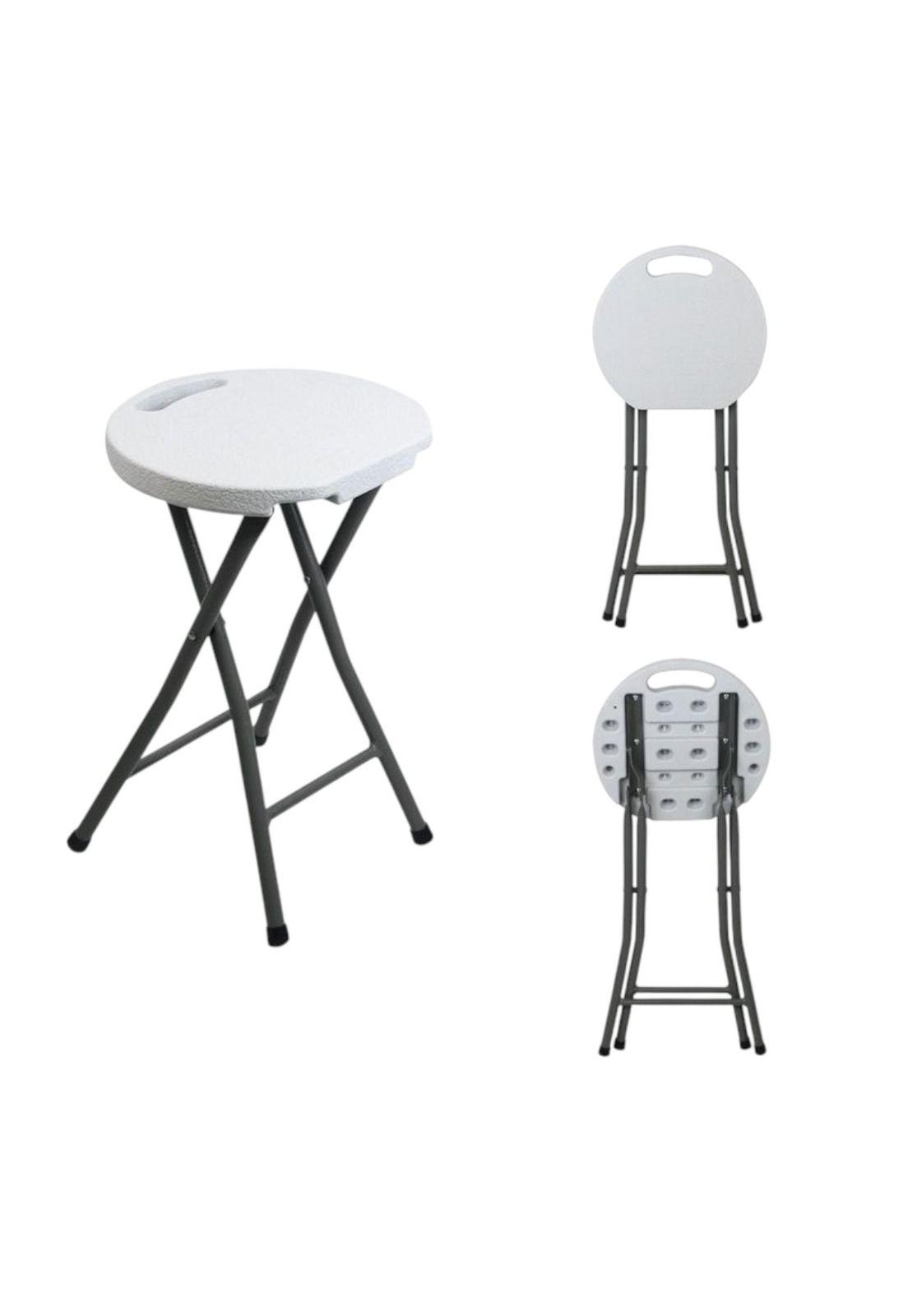 Piso Banco Silla Taburete 46cm Plegable Plástico Eventos-3