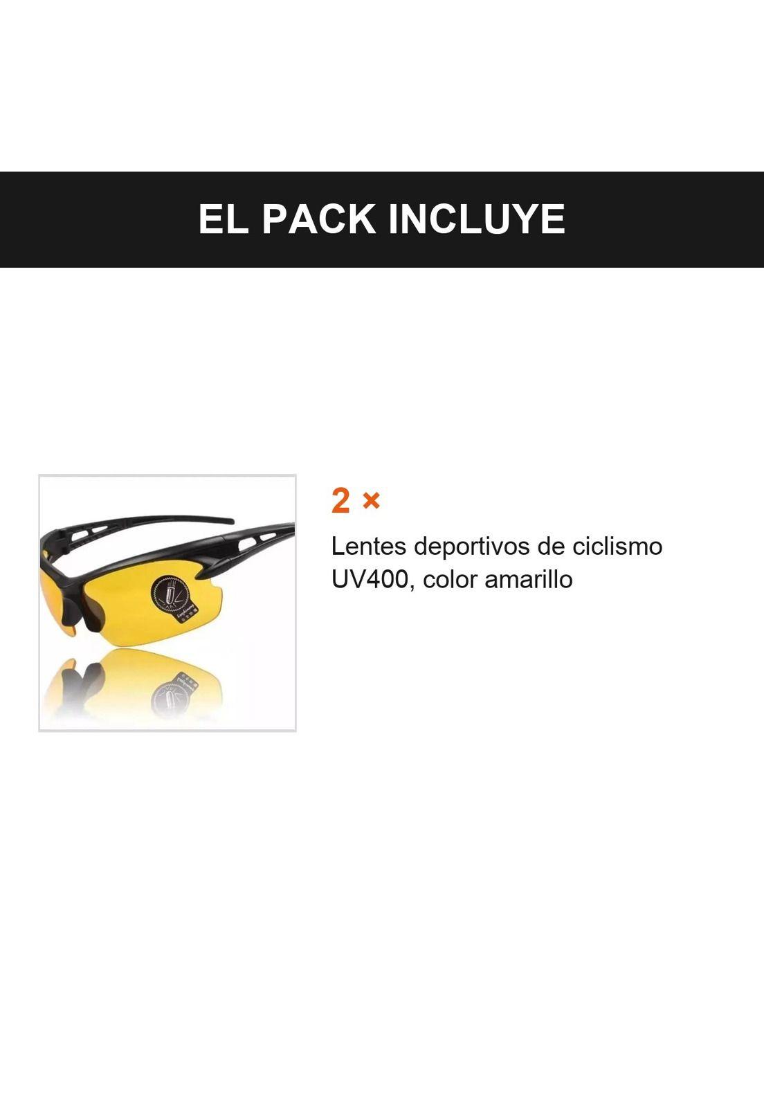 Pack 2 Lentes Deportivos Ciclismo Mtb Ruta Uv400-7