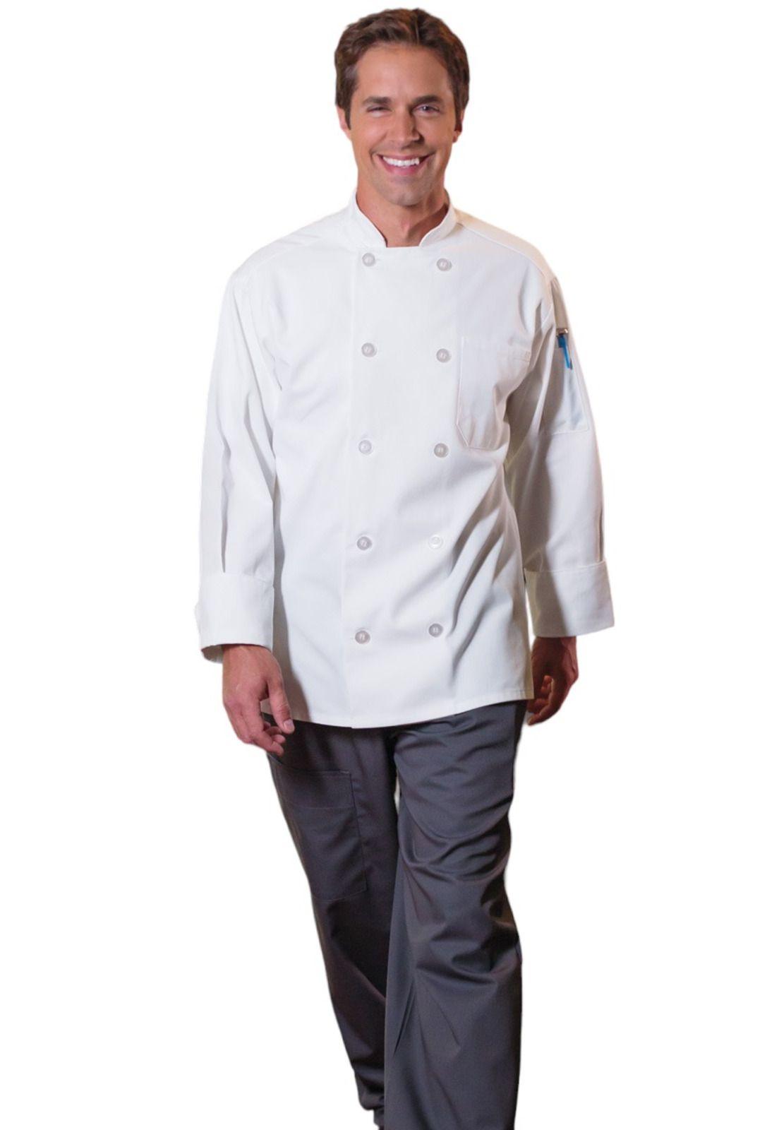 Chaqueta De Cocina Chef Botón Seguridad-0