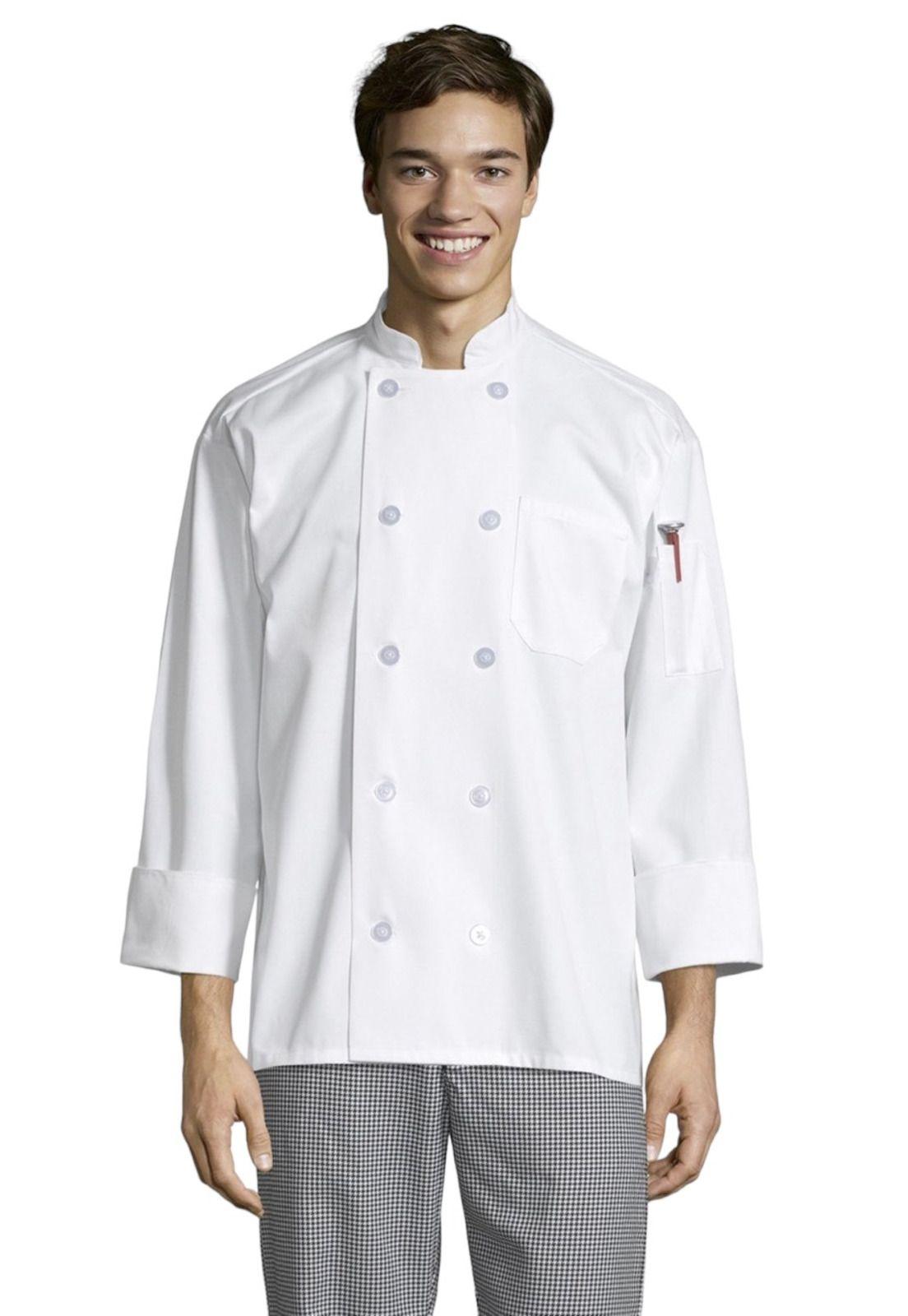 Chaqueta De Cocina Chef Botón Seguridad-1